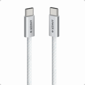 Anker Type C to Type C Braided Cable 240W 1m White