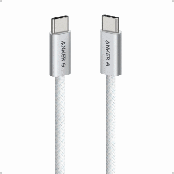 Anker Type C to Type C Braided Cable 240W 1m White
