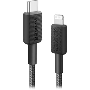 Anker 322 Type MFI Braided Cable 1.8m Black