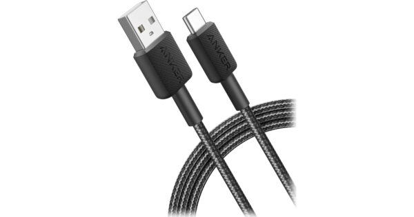 Anker 322 USB Type Braided Cable 0.9m Black