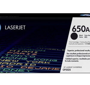 HP 650A Black Toner Cartridge