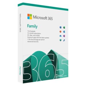 Microsoft M365 Family English Subscri 1Yr Africa only Medialess